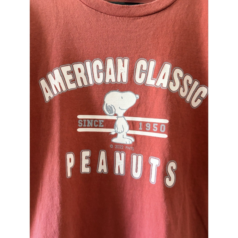 TRUE VINTAGE TIPSY RARE MENS XL SNOOPY PEANUTS TEE SHIRT 100% Cotton Made In USA